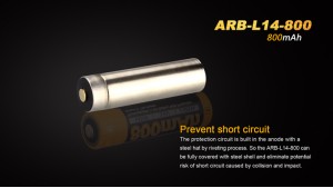 Fenix 14500 - 800mAh - Acumulator - ARB-L 14-800